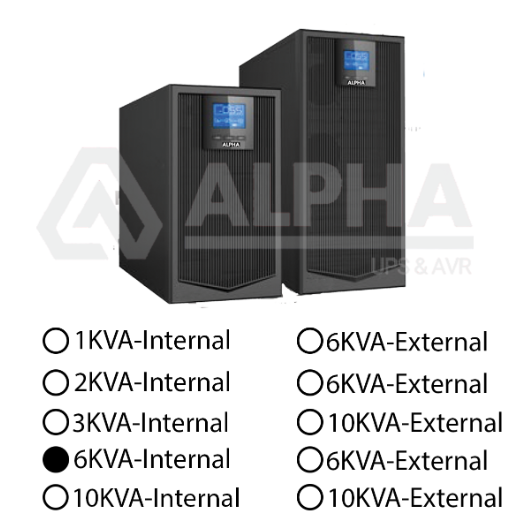 یو پی اس 6KVA-Internal آنلاین سری KR11 1-10KVA